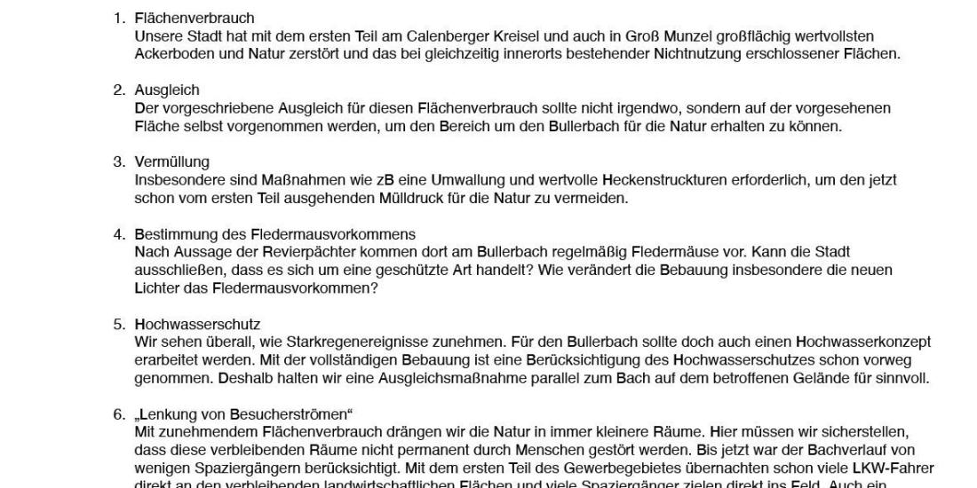 Email an den Bürgermeister 